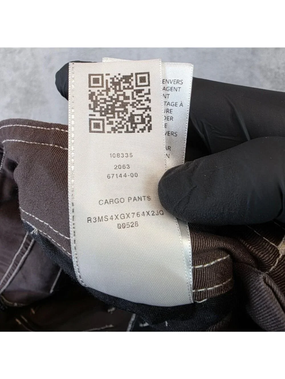 True Religion Cargo Pants Mens 34x32 Brown Contrast Stitching Denim Workwear